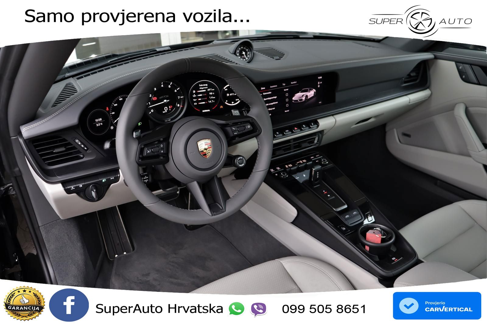 Porsche 911 Targa 4 GTS 3.0 (480 KS) PDK LED+GR SJED+ACC