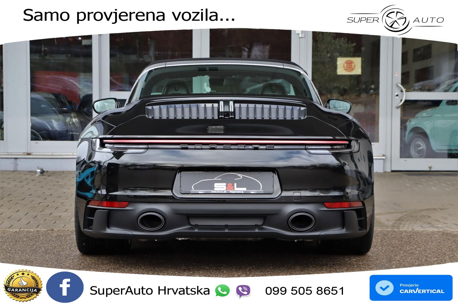 Porsche 911 Targa 4 GTS 3.0 (480 KS) PDK LED+GR SJED+ACC