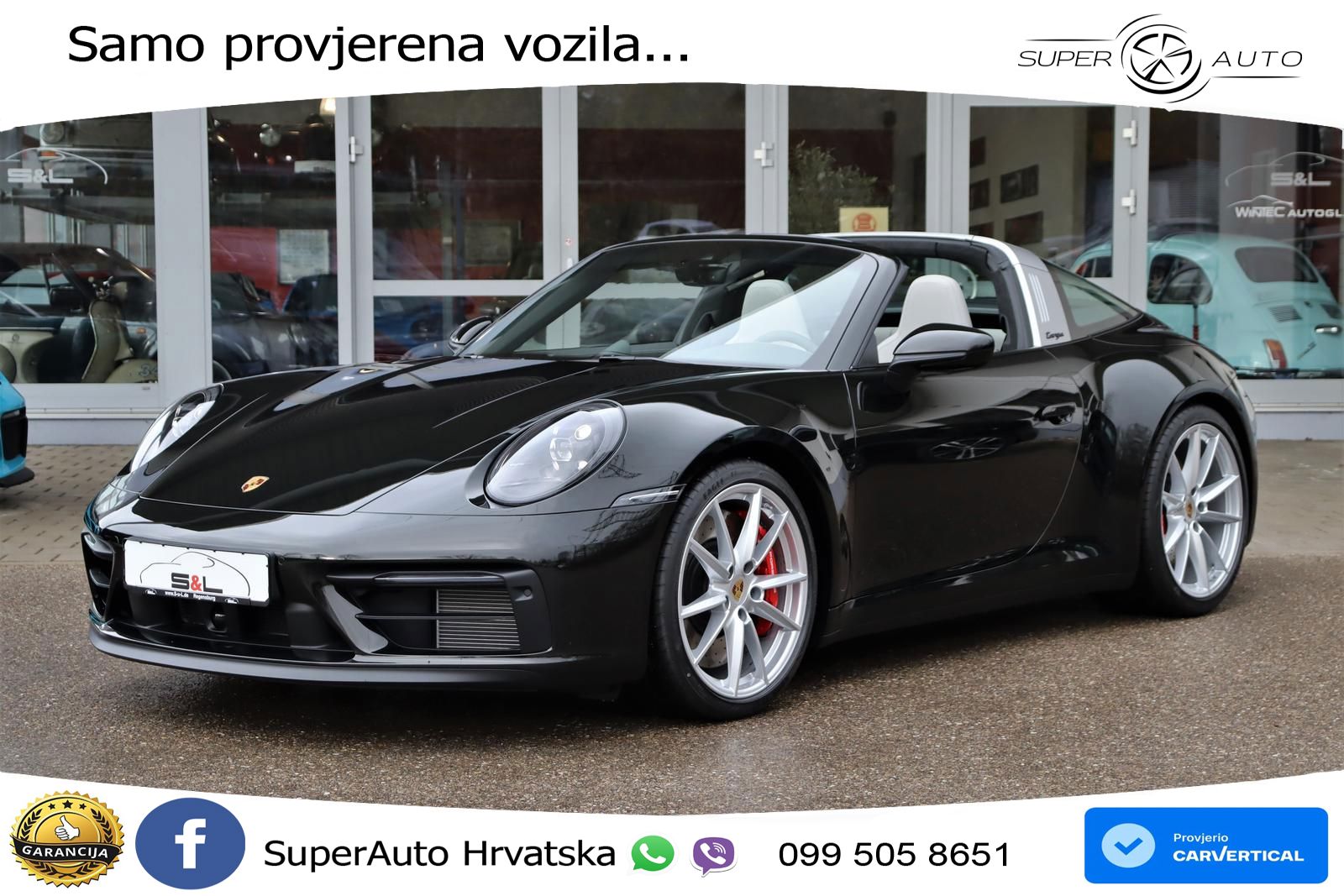 Porsche 911 Targa 4 GTS 3.0 (480 KS) PDK LED+GR SJED+ACC