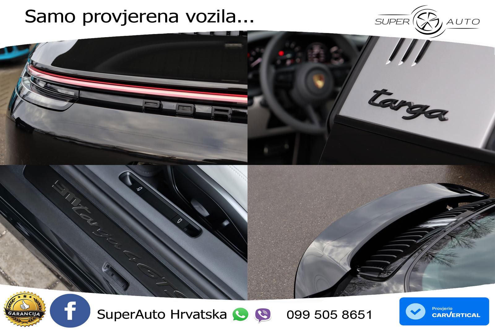 Porsche 911 Targa 4 GTS 3.0 (480 KS) PDK LED+GR SJED+ACC