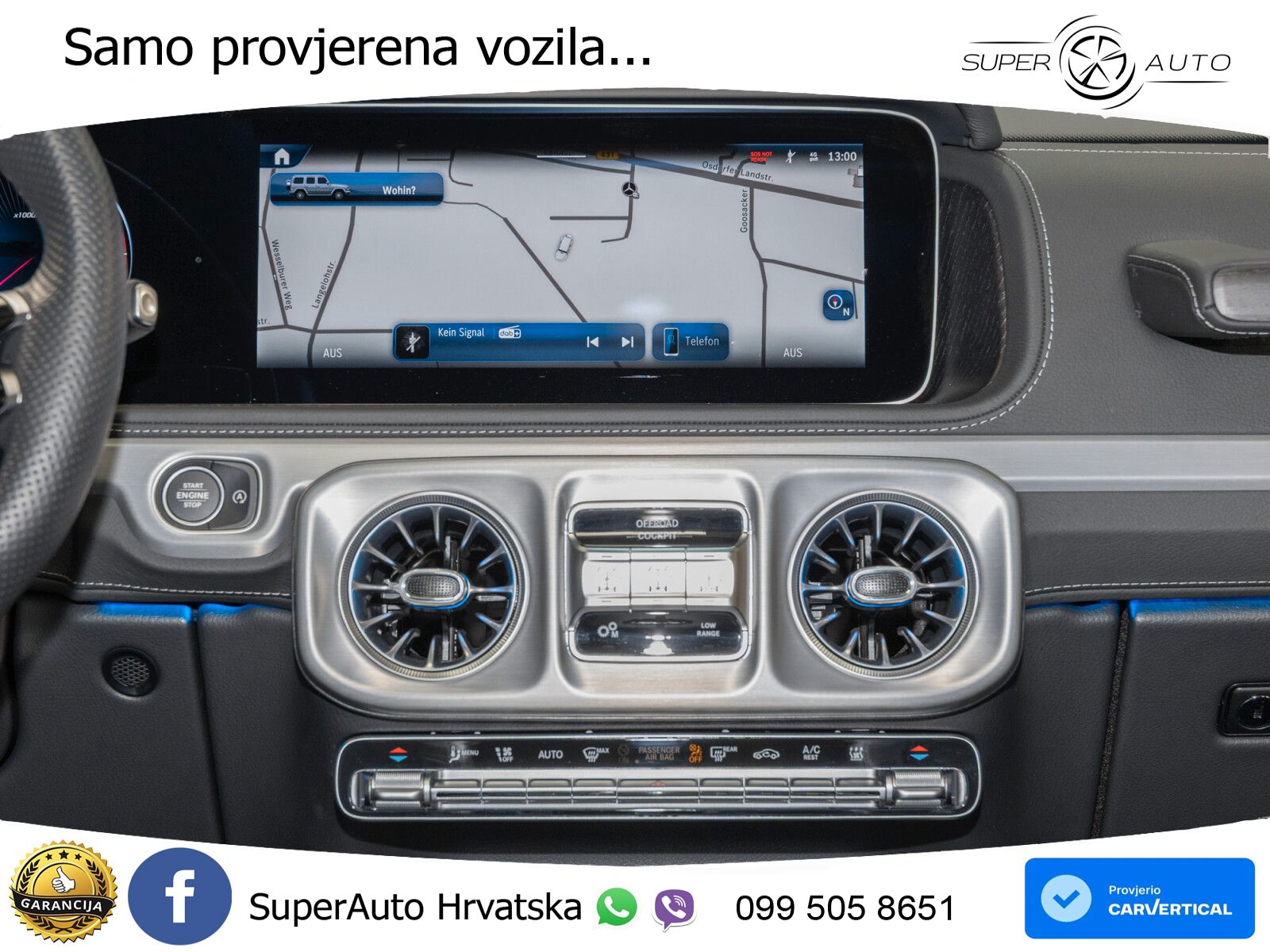 Mercedes G 450d Long (367 KS) 4MATIC 9G-TRONIC AMG LED+GR SJED+ACC
