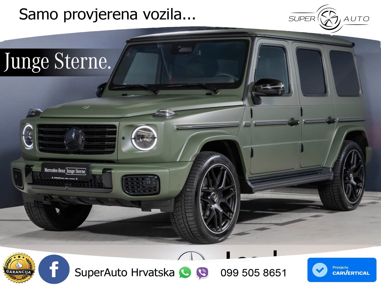 Mercedes G 450d Long (367 KS) 4MATIC 9G-TRONIC AMG LED+GR SJED+ACC