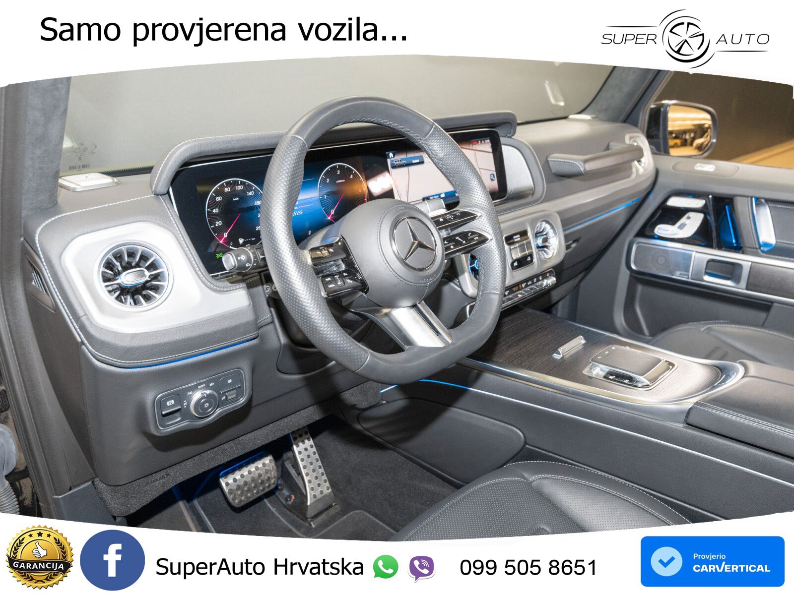 Mercedes G 450d Long (367 KS) 4MATIC 9G-TRONIC AMG LED+GR SJED+ACC