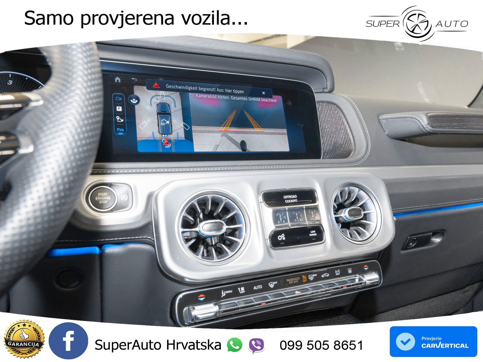 Mercedes G 450d Long (367 KS) 4MATIC 9G-TRONIC AMG LED+GR SJED+ACC