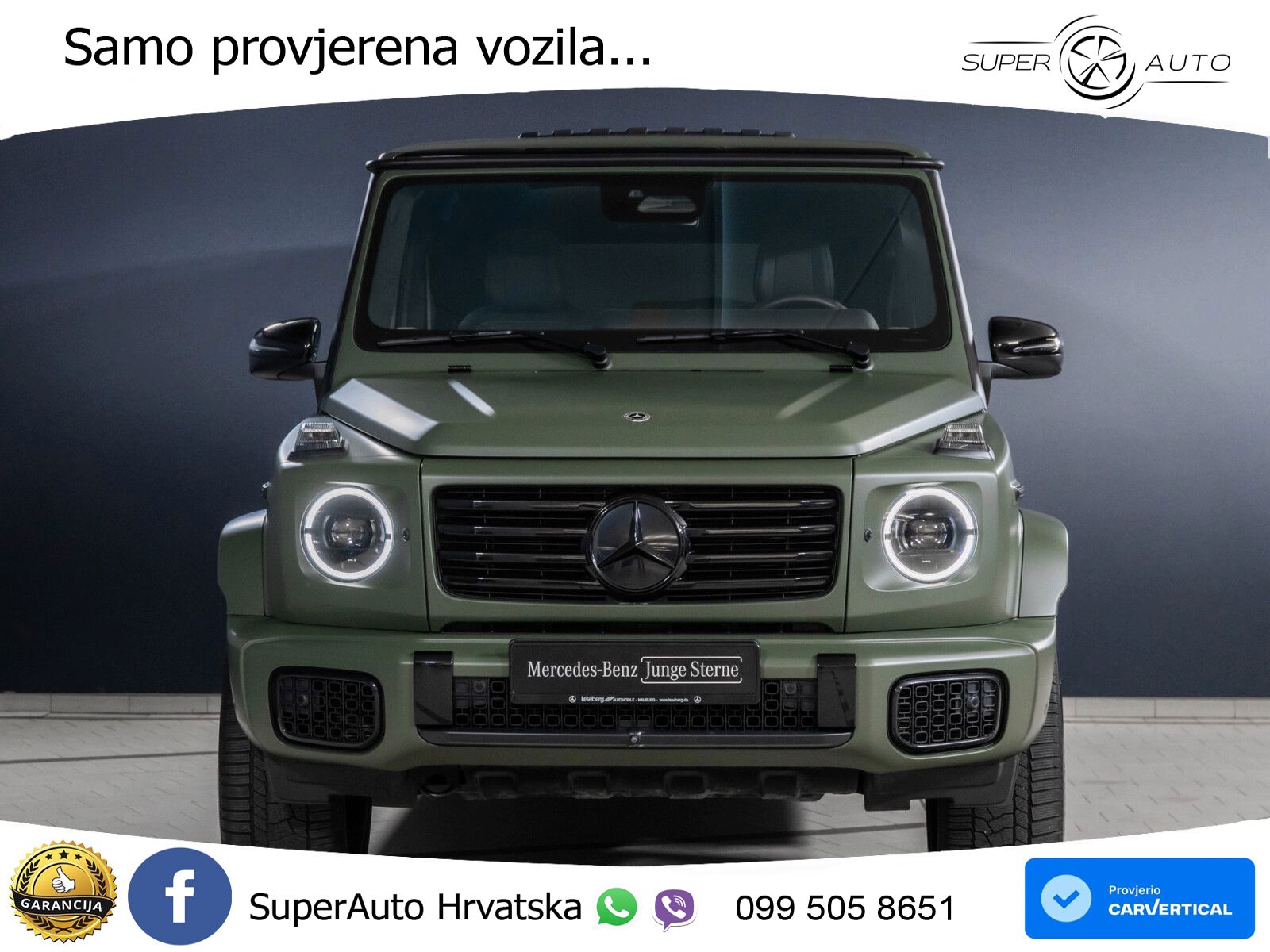 Mercedes G 450d Long (367 KS) 4MATIC 9G-TRONIC AMG LED+GR SJED+ACC