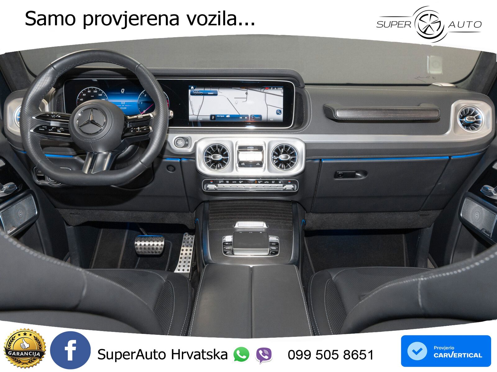 Mercedes G 450d Long (367 KS) 4MATIC 9G-TRONIC AMG LED+GR SJED+ACC