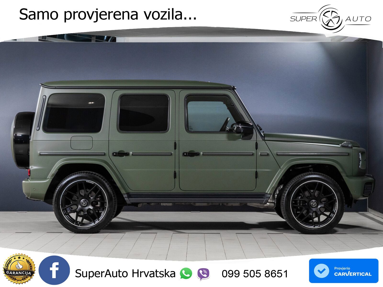 Mercedes G 450d Long (367 KS) 4MATIC 9G-TRONIC AMG LED+GR SJED+ACC