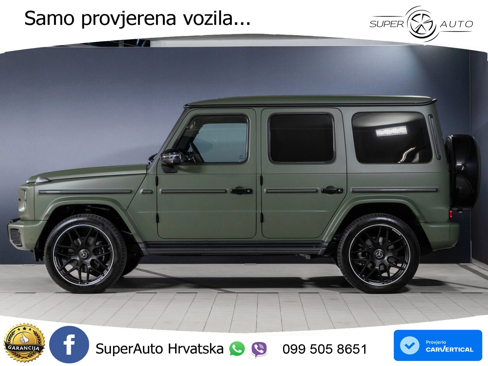 Mercedes G 450d Long (367 KS) 4MATIC 9G-TRONIC AMG LED+GR SJED+ACC