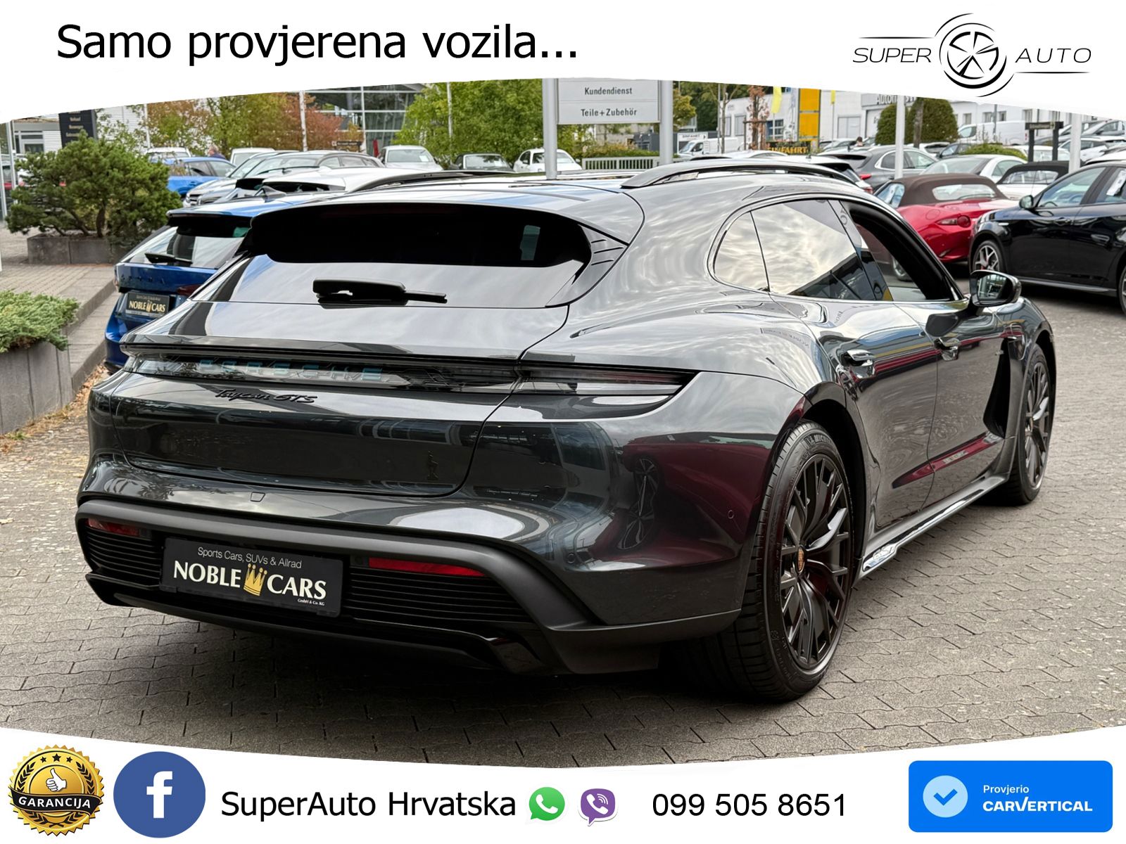 Porsche Taycan Sport Turismo GTS Performance Plus 93.4 kWh (598 KS) ACC+HEAD+4xGR SJED+360+PANO