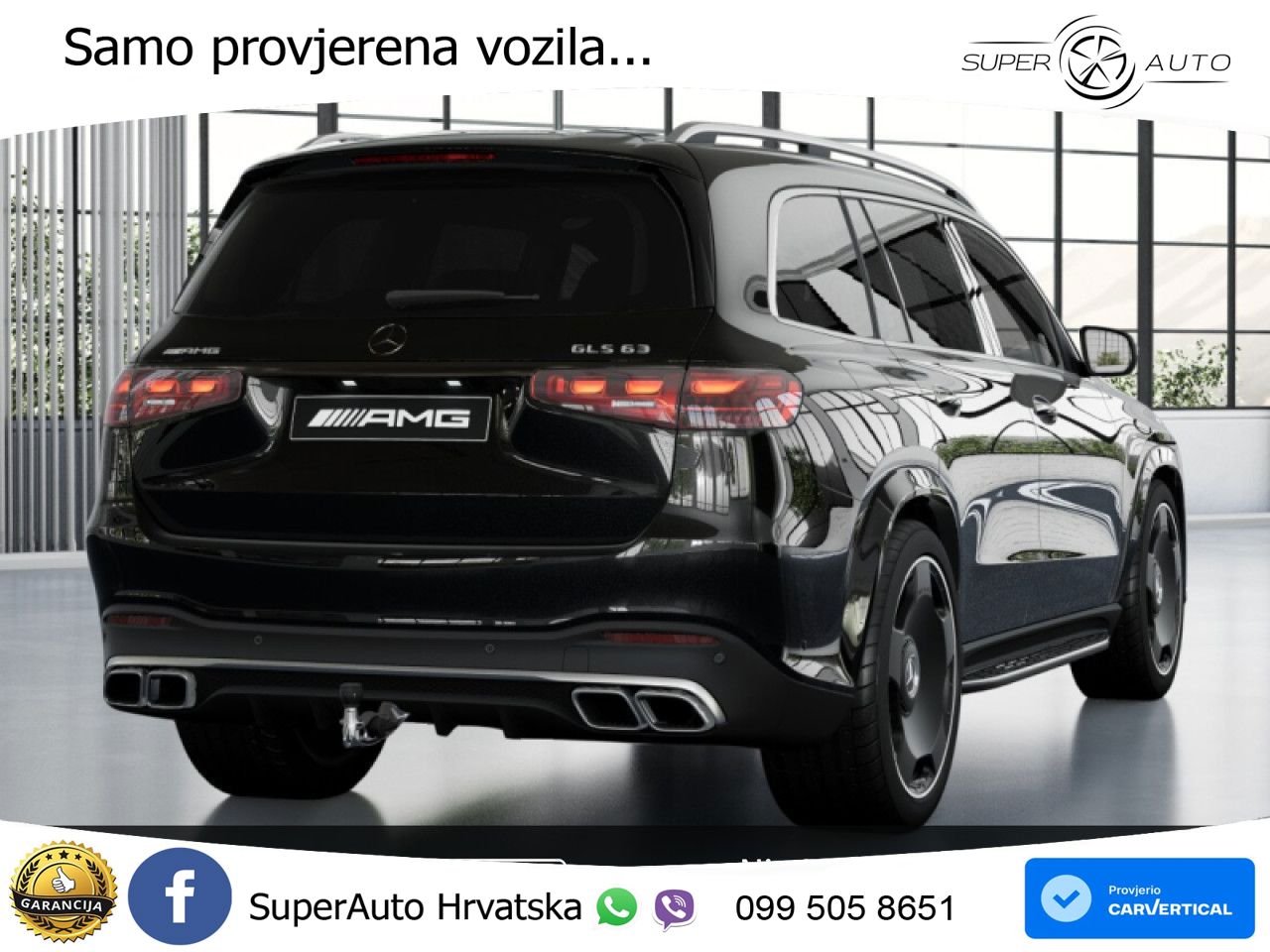 Mercedes-Benz GLS AMG GLS 63 V8 EQ Boost 4MATIC+ AMG SPEEDSHIFT TCT 9G LED+GR SJED+ACC