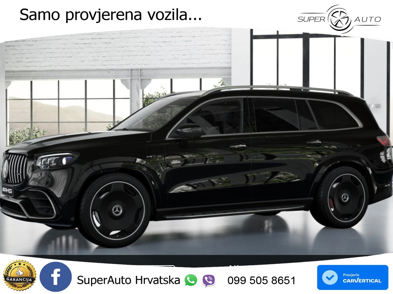 Mercedes-Benz GLS AMG GLS 63 V8 EQ Boost 4MATIC+ AMG SPEEDSHIFT TCT 9G LED+GR SJED+ACC