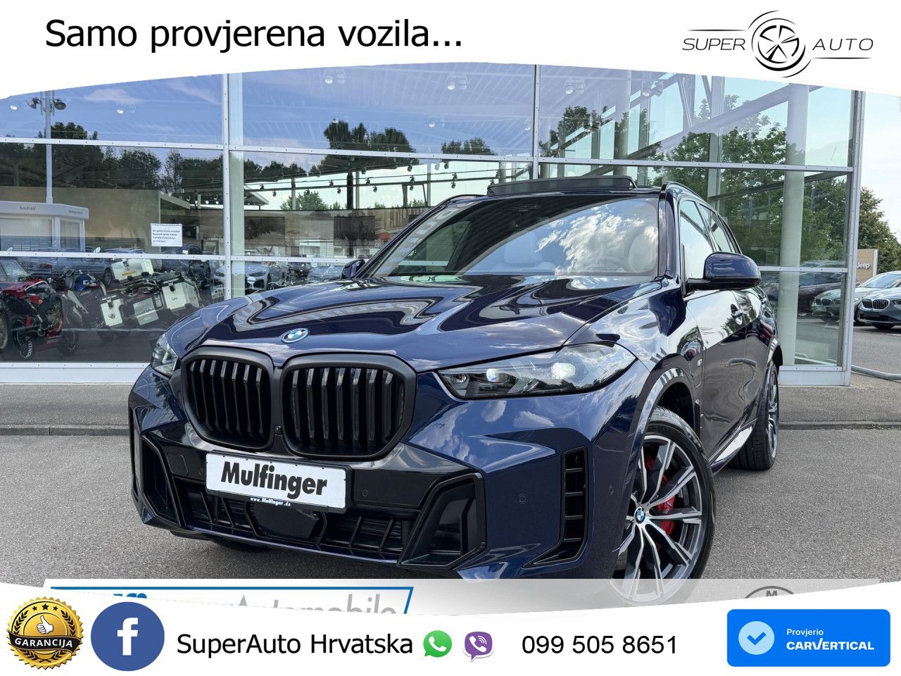 BMW X5 50e (489 KS) xDrive Steptronic M Sport ACC+HEAD+4xGR SJED+360+PANO