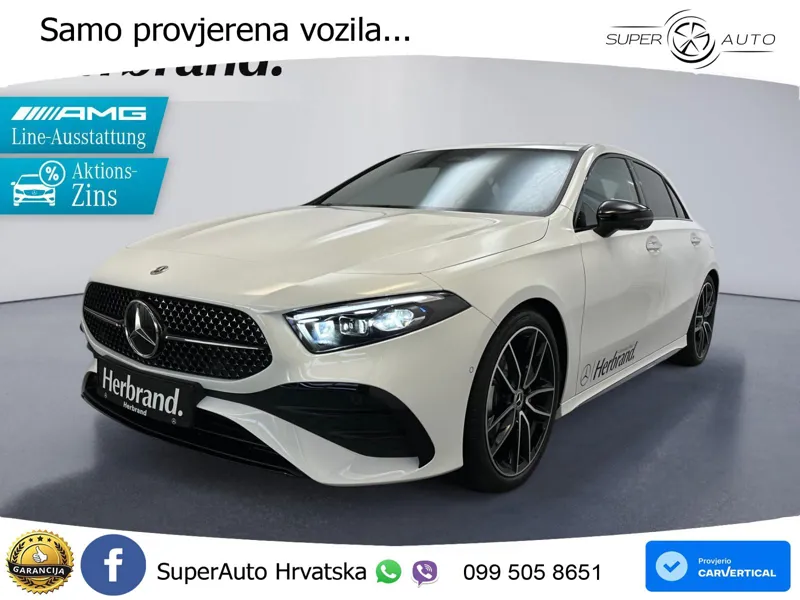 Mercedes-Benz A 180d 8G-DCT AMG LED+GR SJED+ACC
