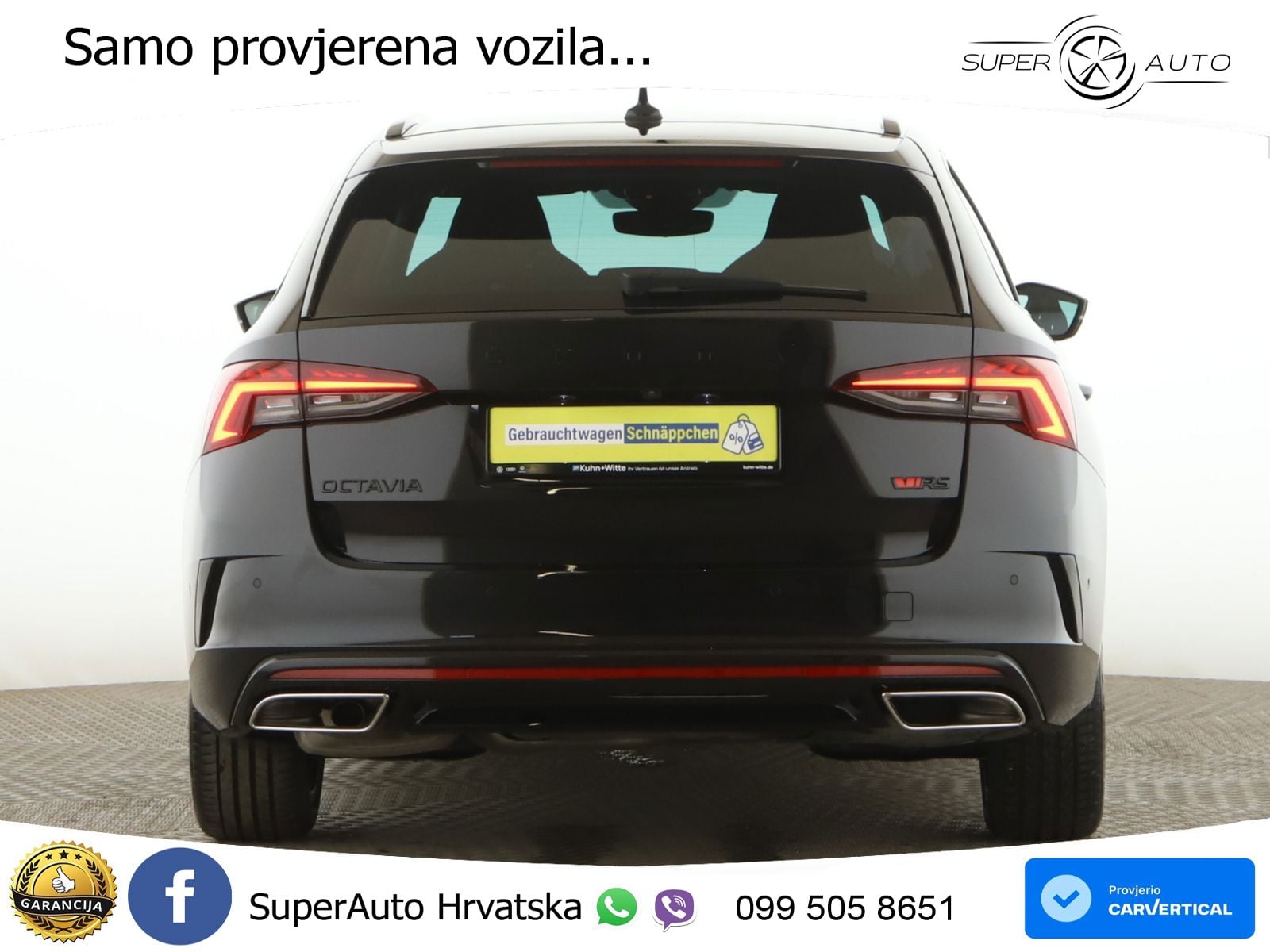 Škoda Octavia Combi RS 2.0 TDI (200 KS) 4x4 DSG LED+GR SJED+ACC