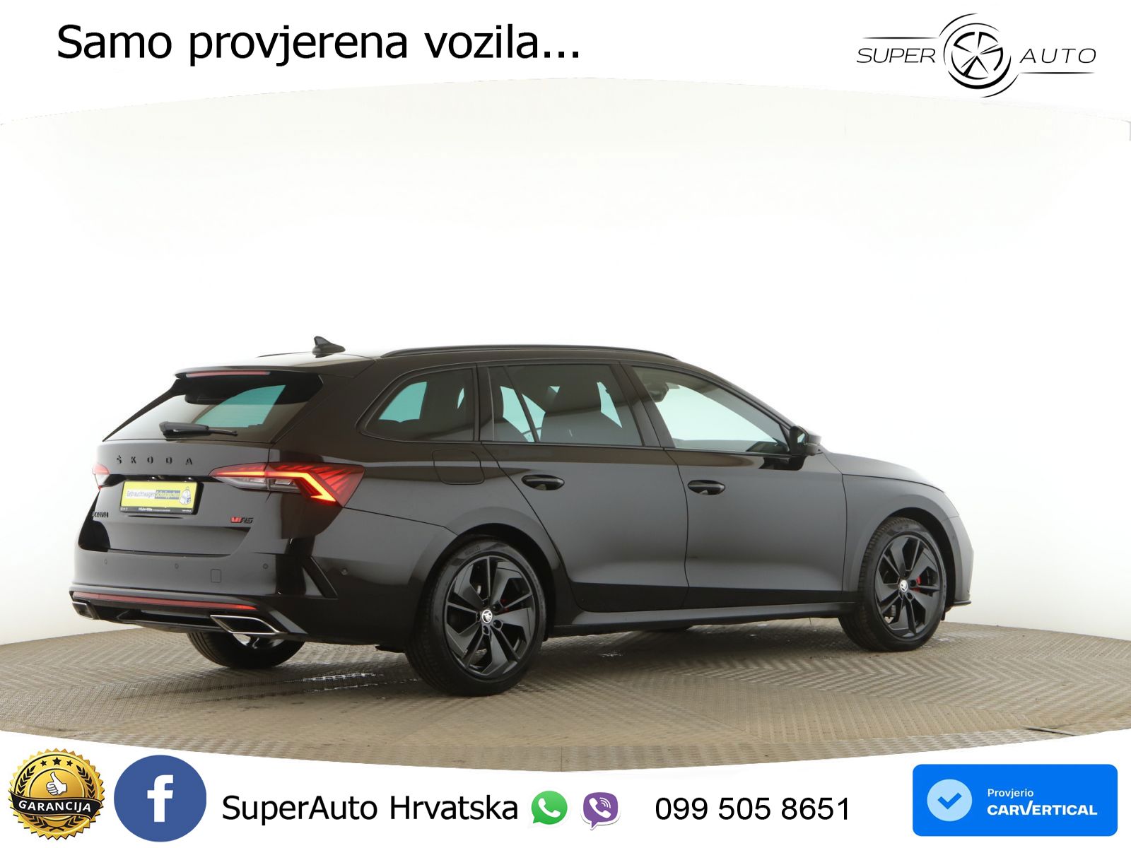 Škoda Octavia Combi RS 2.0 TDI (200 KS) 4x4 DSG LED+GR SJED+ACC