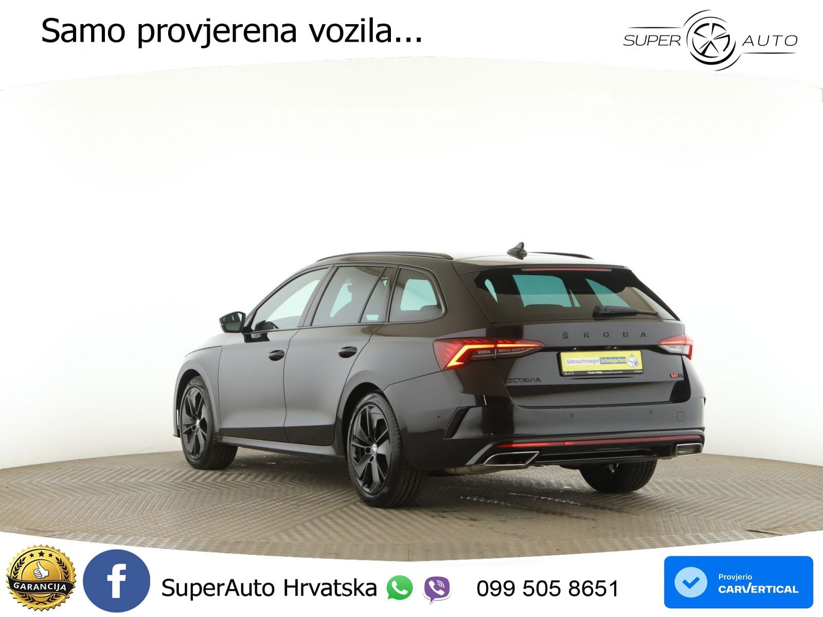 Škoda Octavia Combi RS 2.0 TDI (200 KS) 4x4 DSG LED+GR SJED+ACC