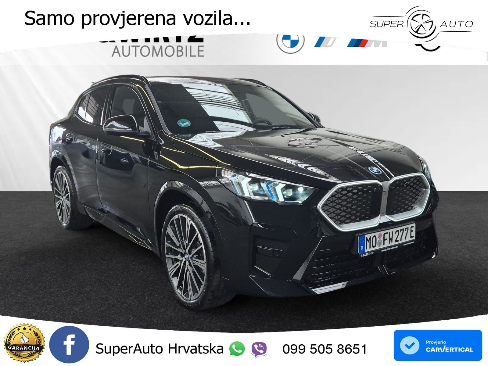 BMW iX2 66.5 kWh (204 KS) eDrive20