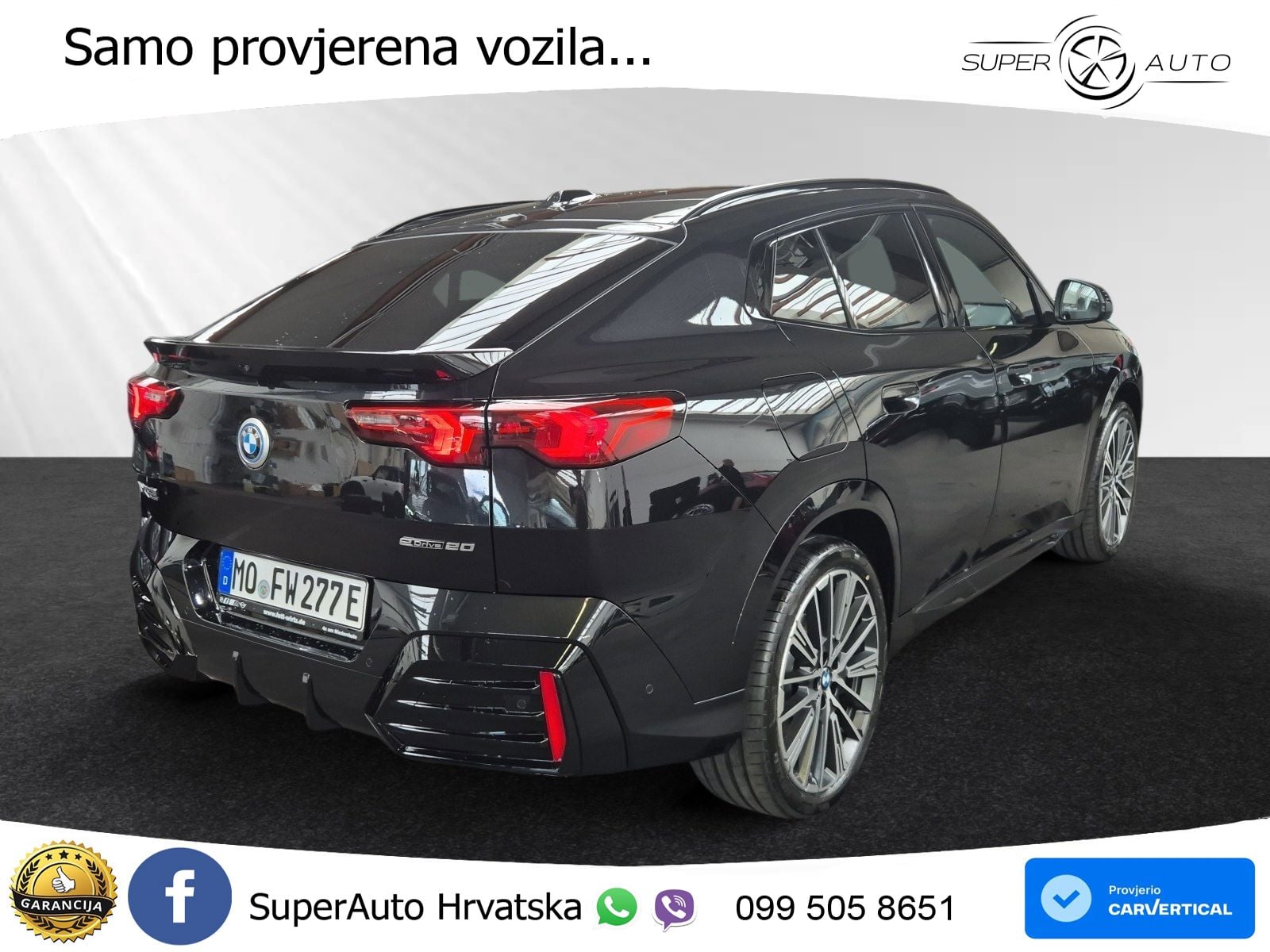 BMW iX2 66.5 kWh (204 KS) eDrive20