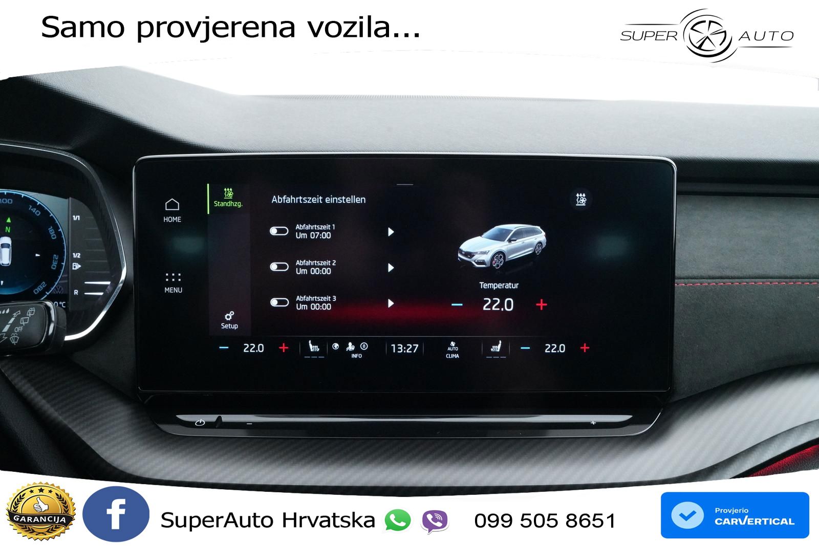 Škoda Octavia Combi RS 2.0 TSI (245 KS) DSG MATRIX+GR SJED+KAM