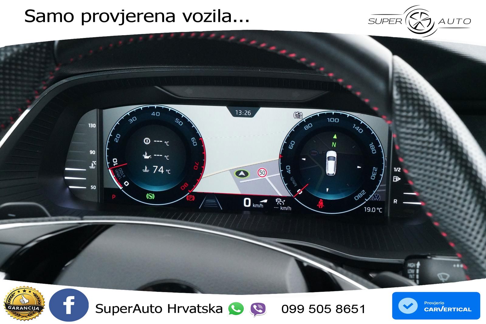 Škoda Octavia Combi RS 2.0 TSI (245 KS) DSG MATRIX+GR SJED+KAM