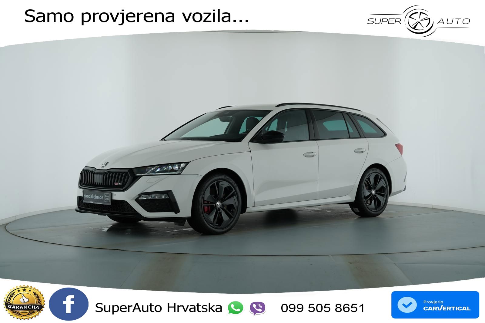 Škoda Octavia Combi RS 2.0 TSI (245 KS) DSG MATRIX+GR SJED+KAM