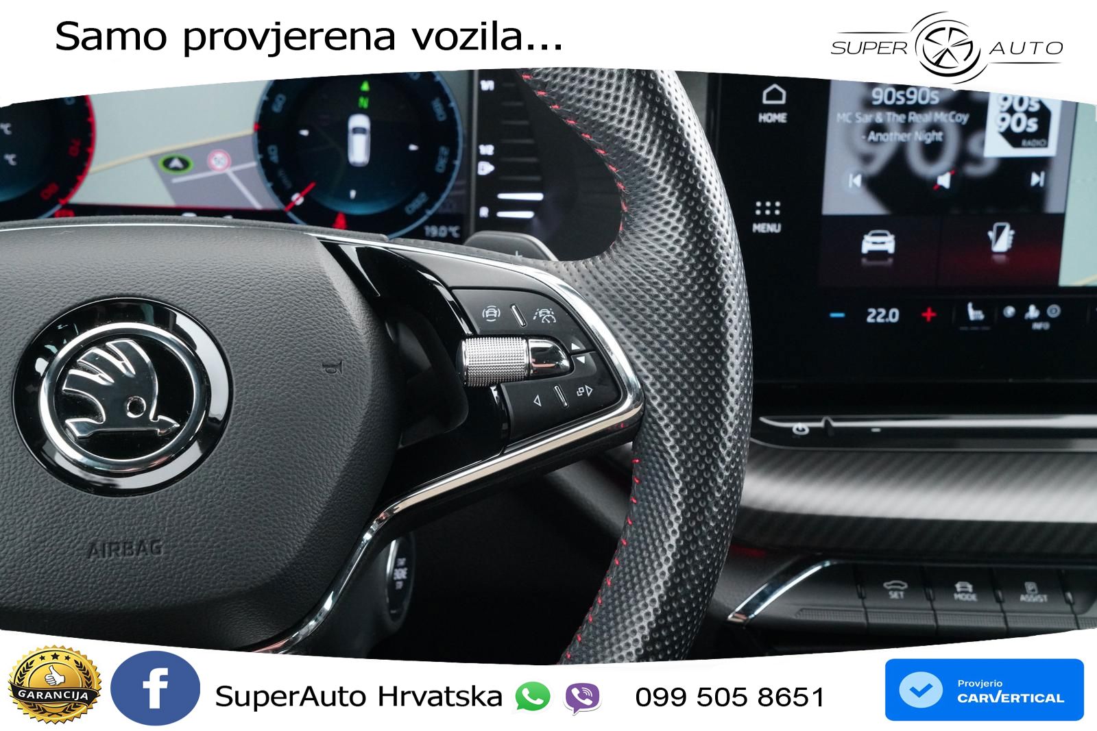 Škoda Octavia Combi RS 2.0 TSI (245 KS) DSG MATRIX+GR SJED+KAM