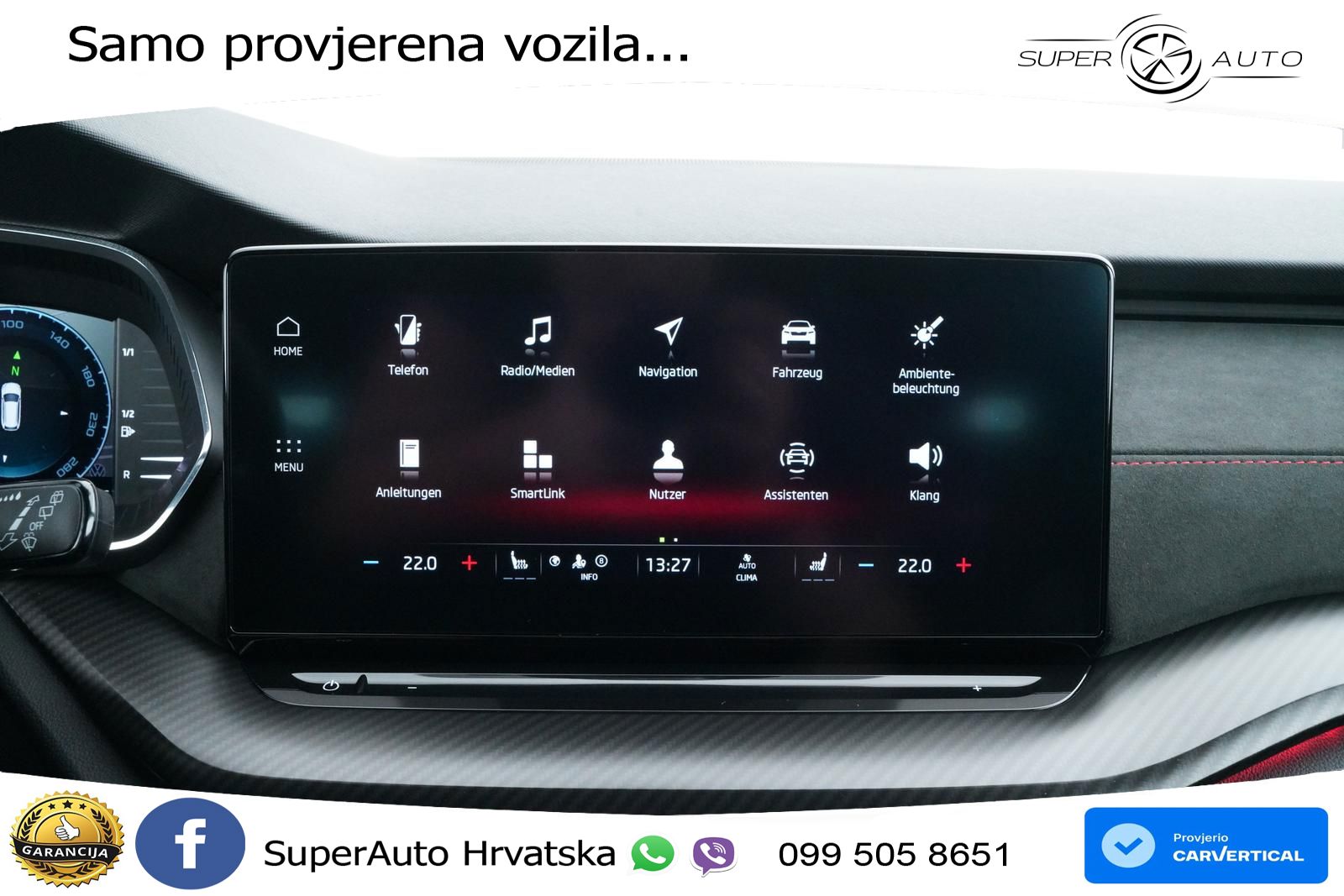 Škoda Octavia Combi RS 2.0 TSI (245 KS) DSG MATRIX+GR SJED+KAM