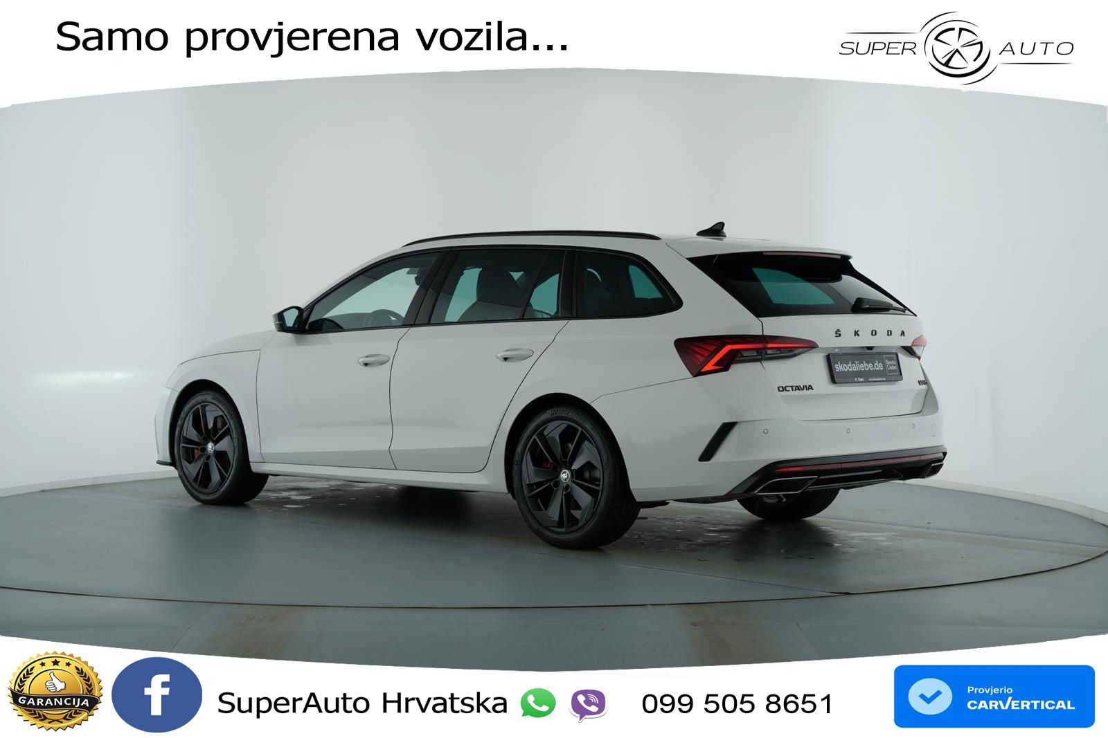 Škoda Octavia Combi RS 2.0 TSI (245 KS) DSG MATRIX+GR SJED+KAM