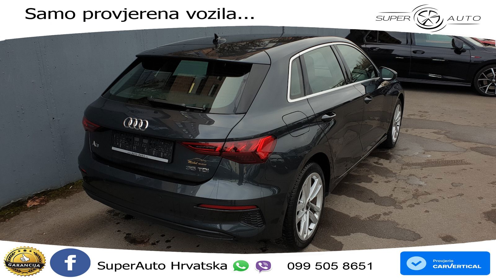 Audi A3 35 TDI (150 KS) S tronic LED+ACC
