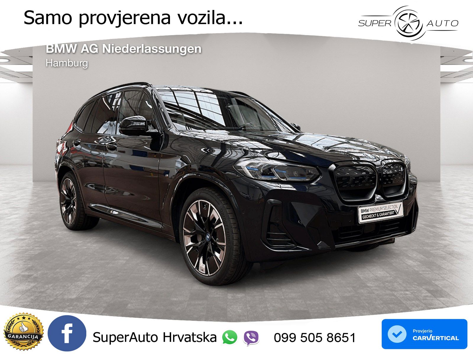 BMW iX3 80 kWh (286 KS)
