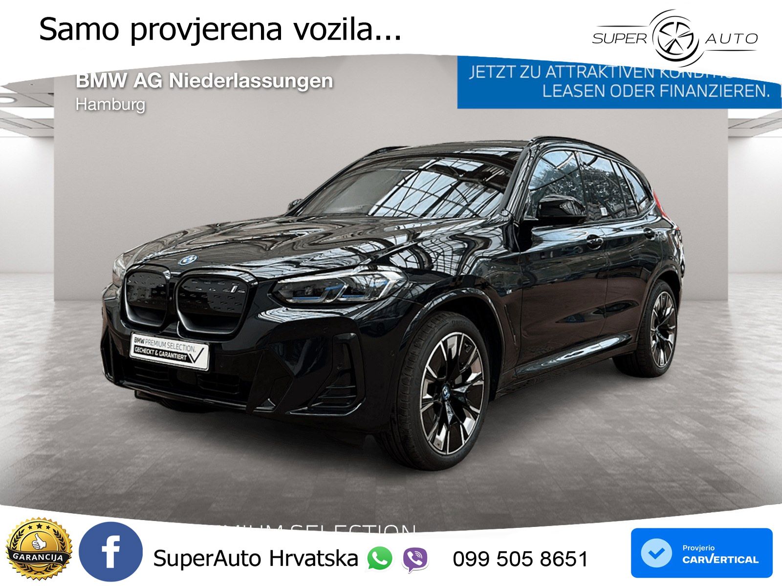 BMW iX3 80 kWh (286 KS)