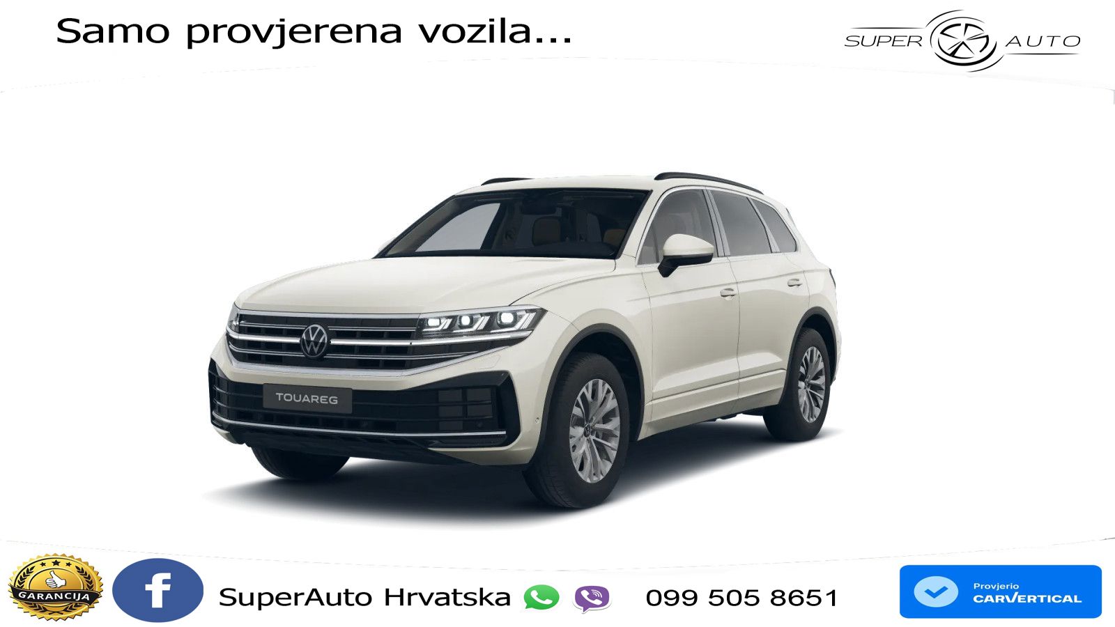 Volkswagen Touareg 3.0 V6 TDI (286 KS) 4MOTION Tiptronic ZRAČNI+ACC+4xGR SJED+KAM