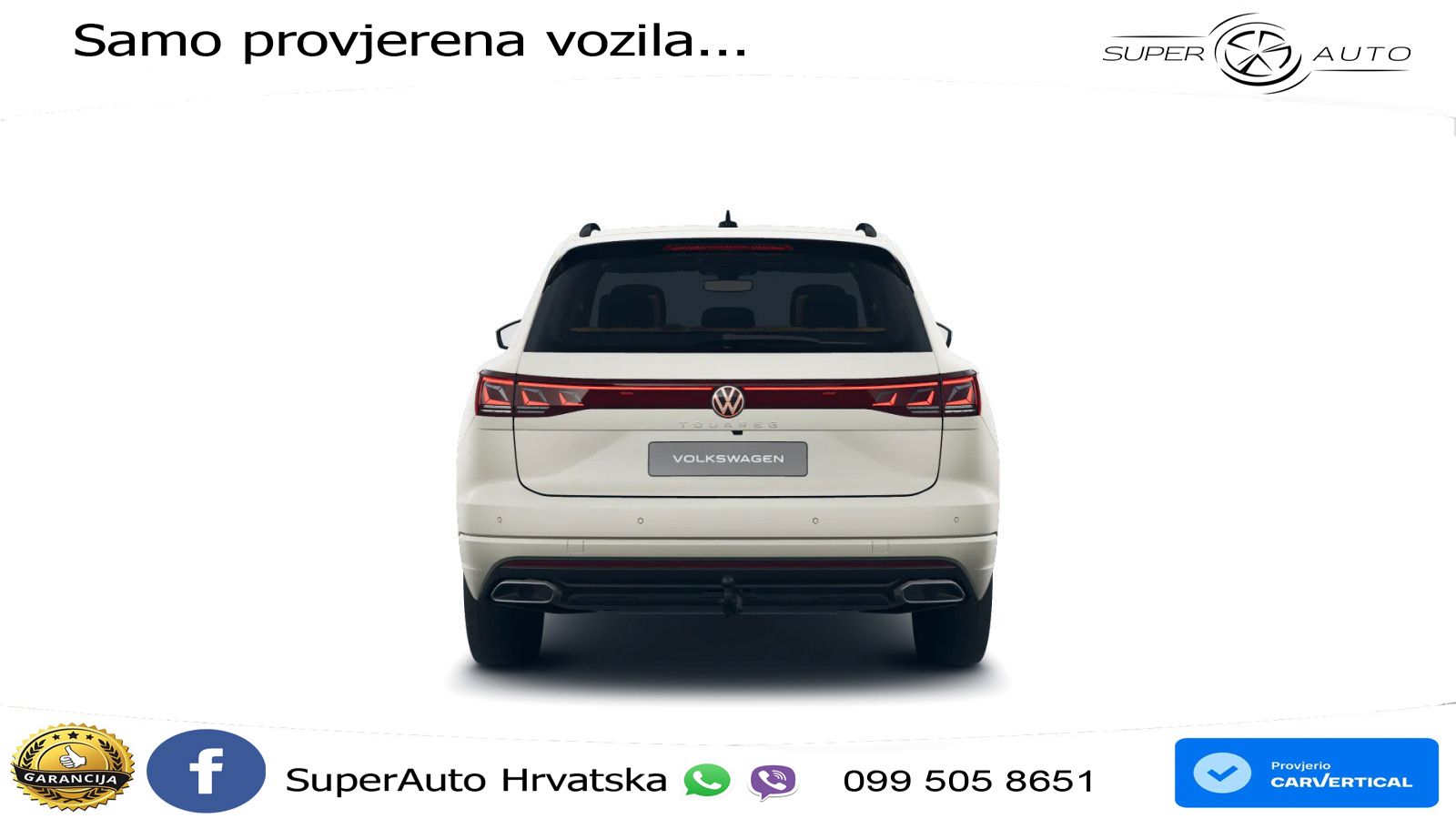 Volkswagen Touareg 3.0 V6 TDI (286 KS) 4MOTION Tiptronic ZRAČNI+ACC+4xGR SJED+KAM
