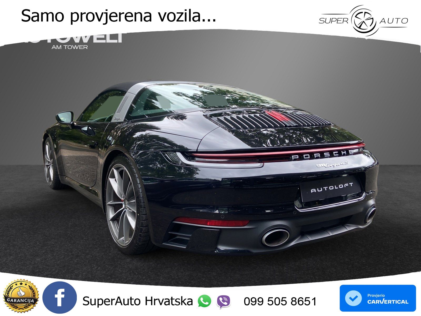 Porsche 911 Targa 4S 3.0 (450 KS) PDK ZRAČNI+ACC+GR SJED+KAM
