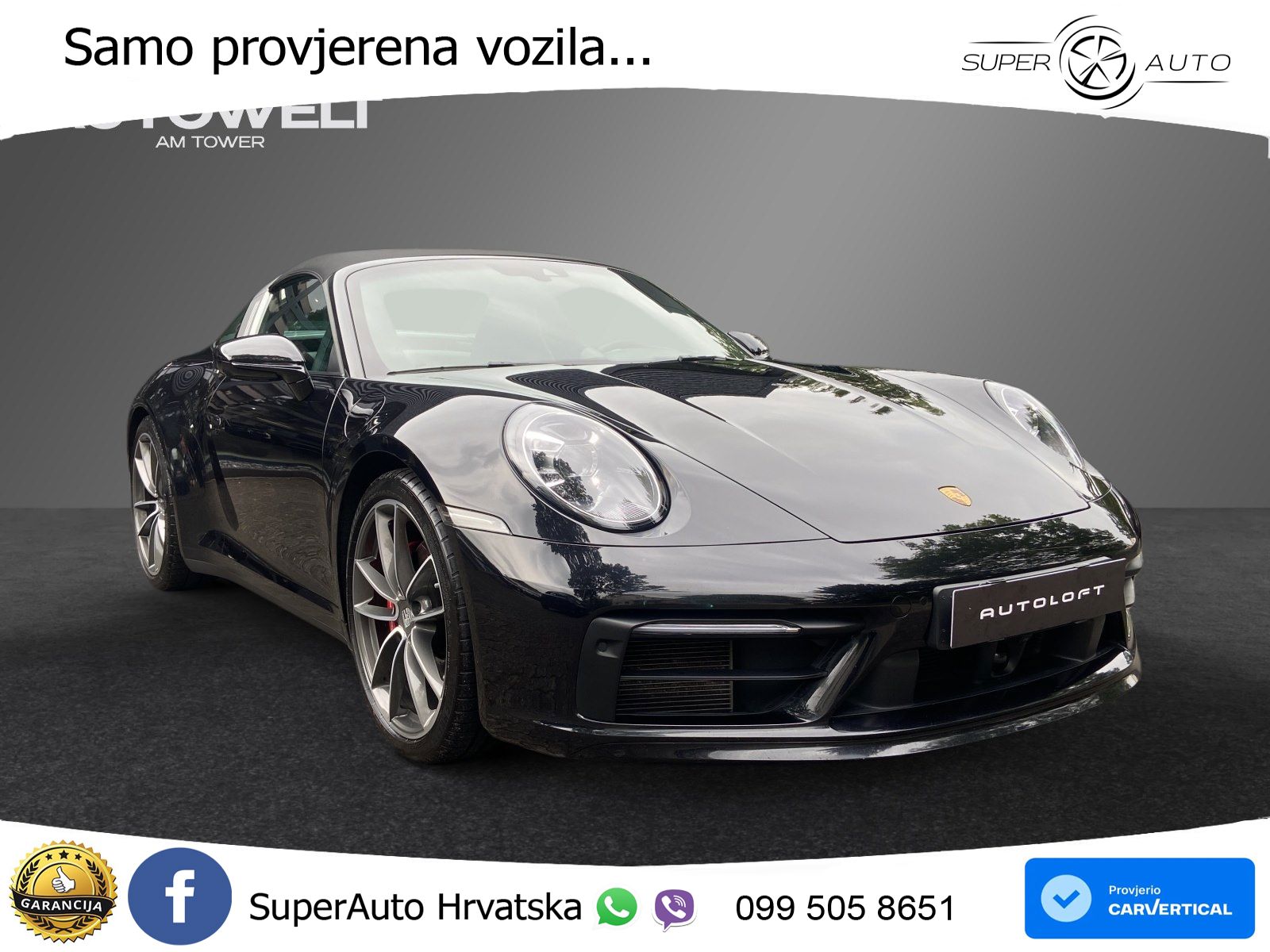 Porsche 911 Targa 4S 3.0 (450 KS) PDK ZRAČNI+ACC+GR SJED+KAM