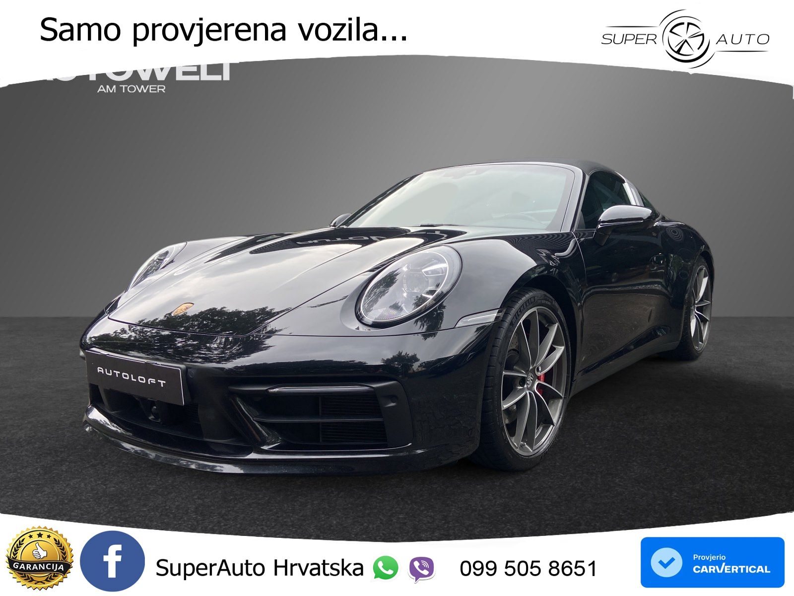 Porsche 911 Targa 4S 3.0 (450 KS) PDK ZRAČNI+ACC+GR SJED+KAM
