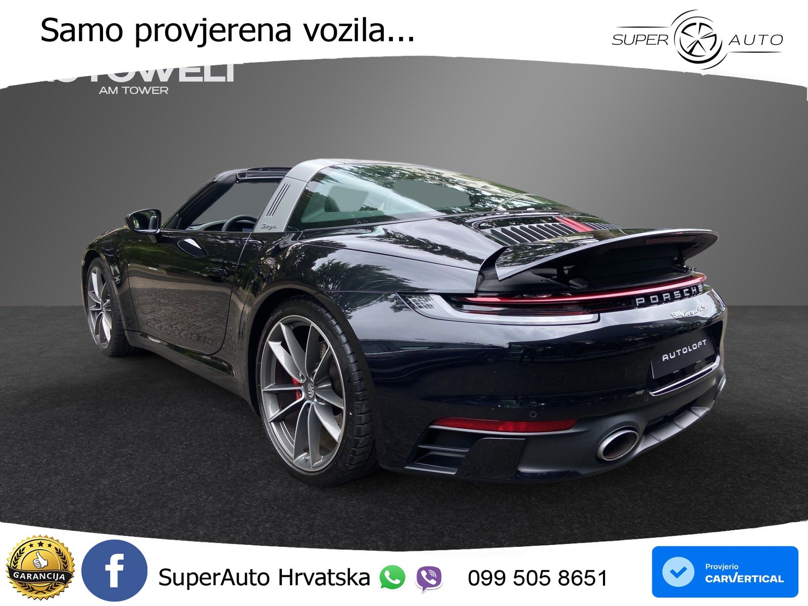 Porsche 911 Targa 4S 3.0 (450 KS) PDK ZRAČNI+ACC+GR SJED+KAM
