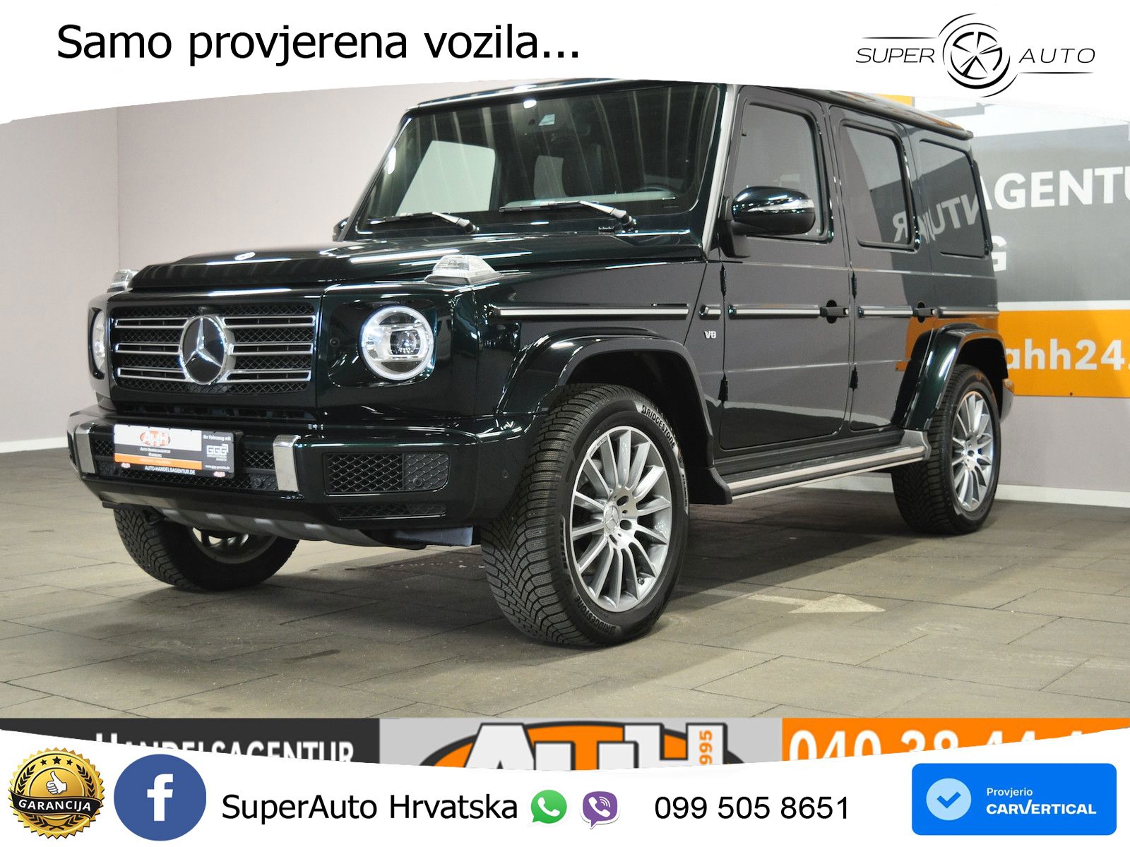 Mercedes G 500 Long V8 (422 KS) 4MATIC 9G-TRONIC AMG LED+GR SJED+ACC