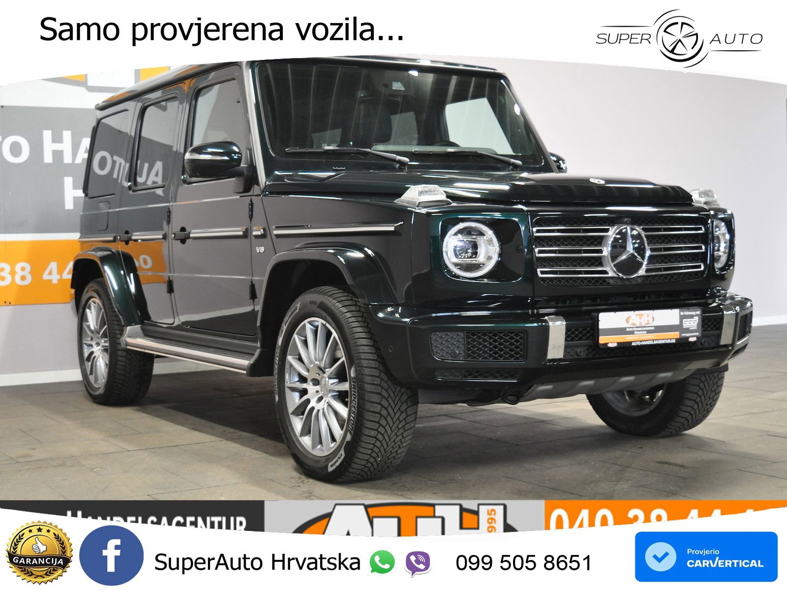 Mercedes G 500 Long V8 (422 KS) 4MATIC 9G-TRONIC AMG LED+GR SJED+ACC