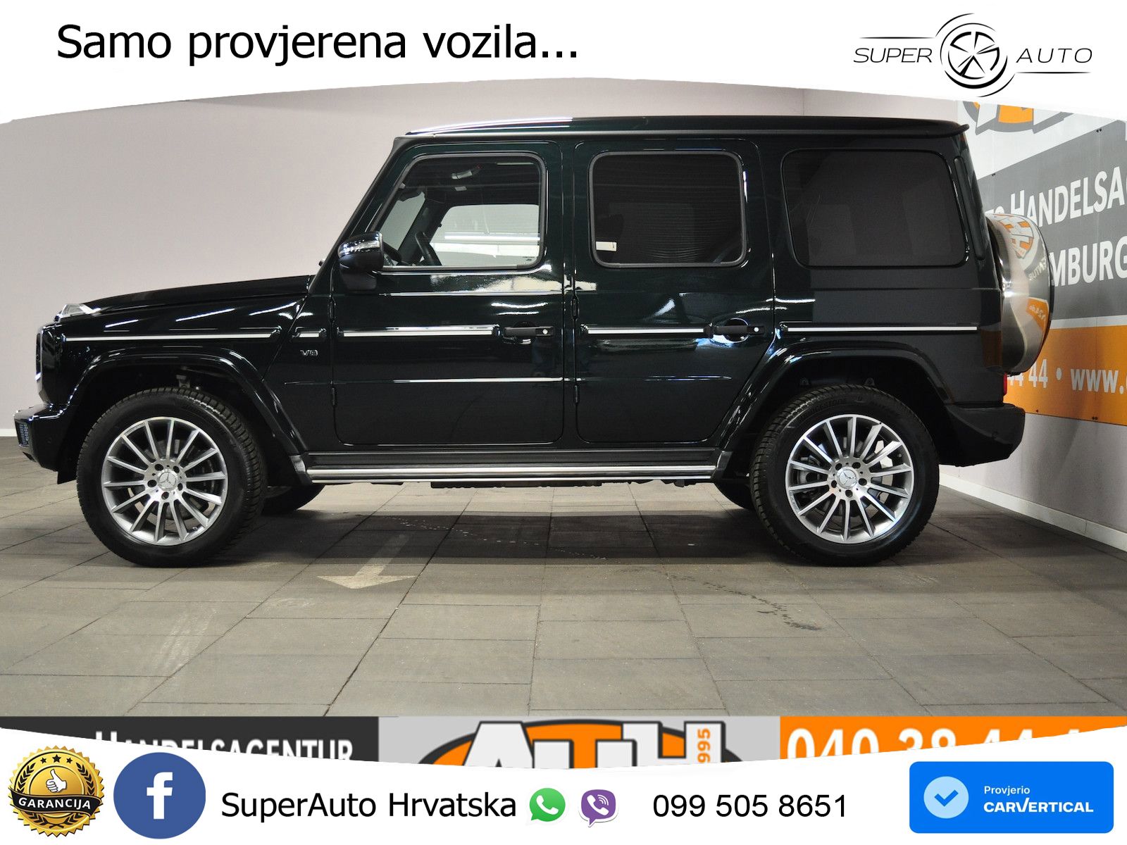 Mercedes G 500 Long V8 (422 KS) 4MATIC 9G-TRONIC AMG LED+GR SJED+ACC
