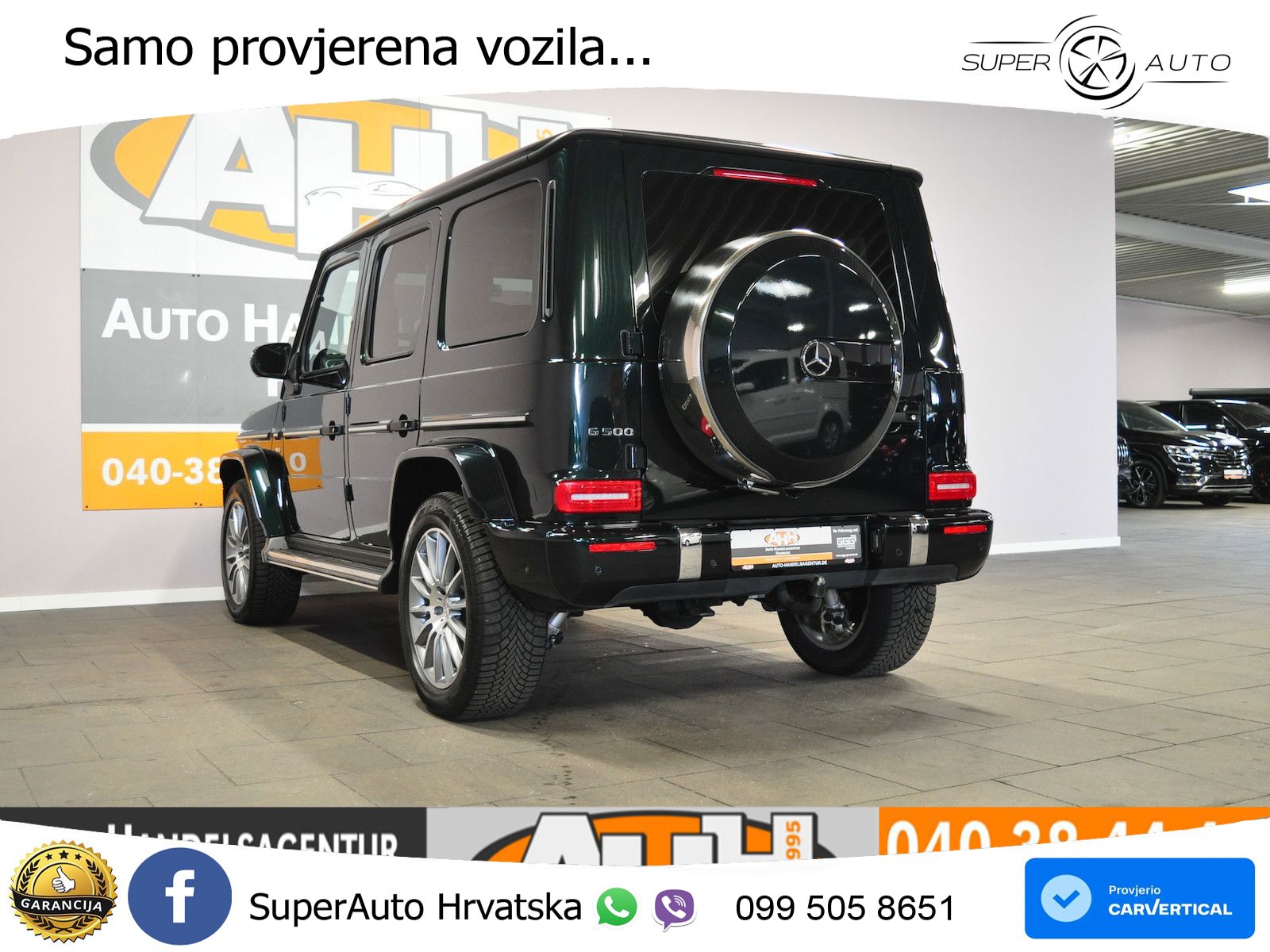 Mercedes G 500 Long V8 (422 KS) 4MATIC 9G-TRONIC AMG LED+GR SJED+ACC