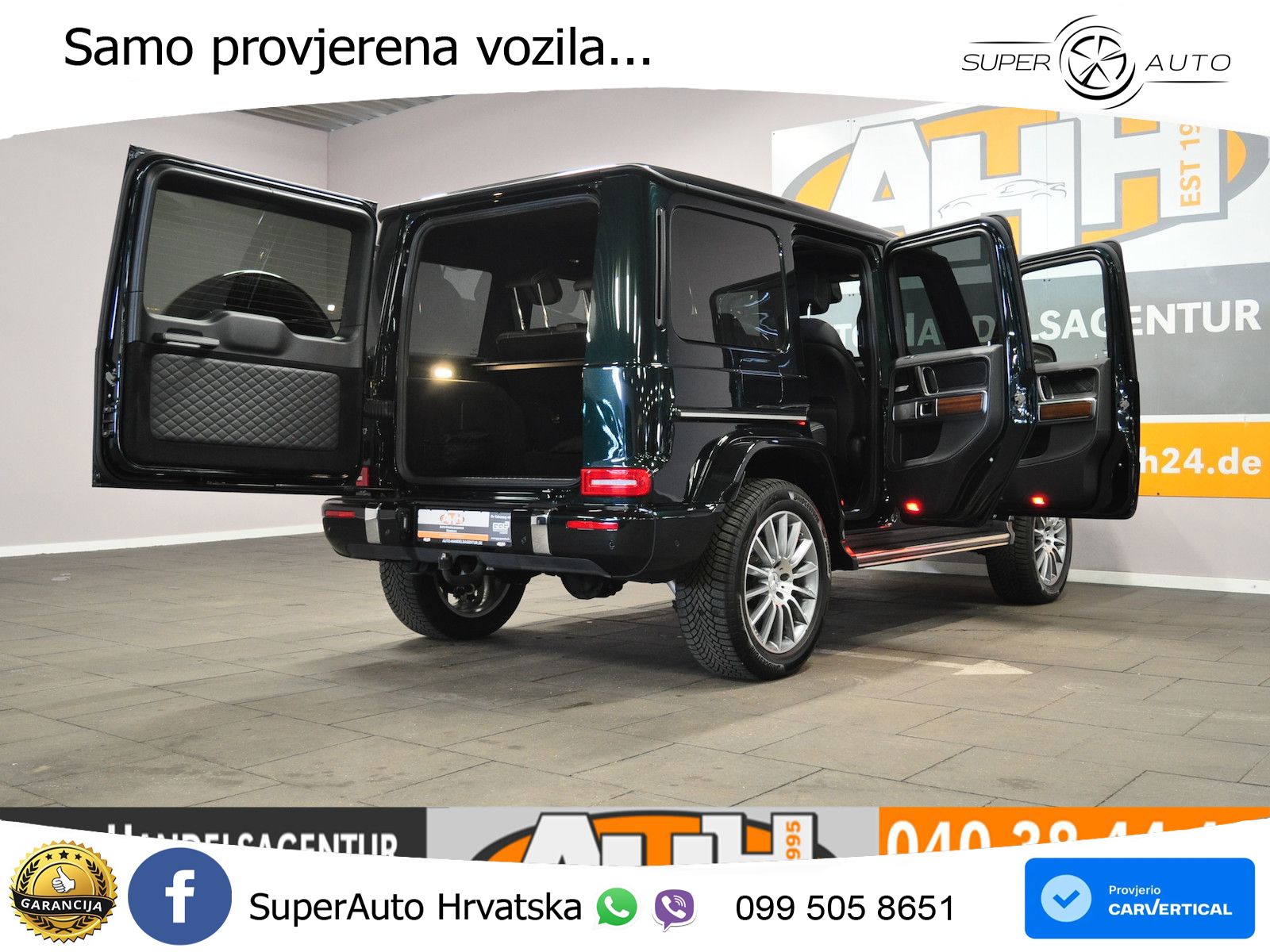 Mercedes G 500 Long V8 (422 KS) 4MATIC 9G-TRONIC AMG LED+GR SJED+ACC