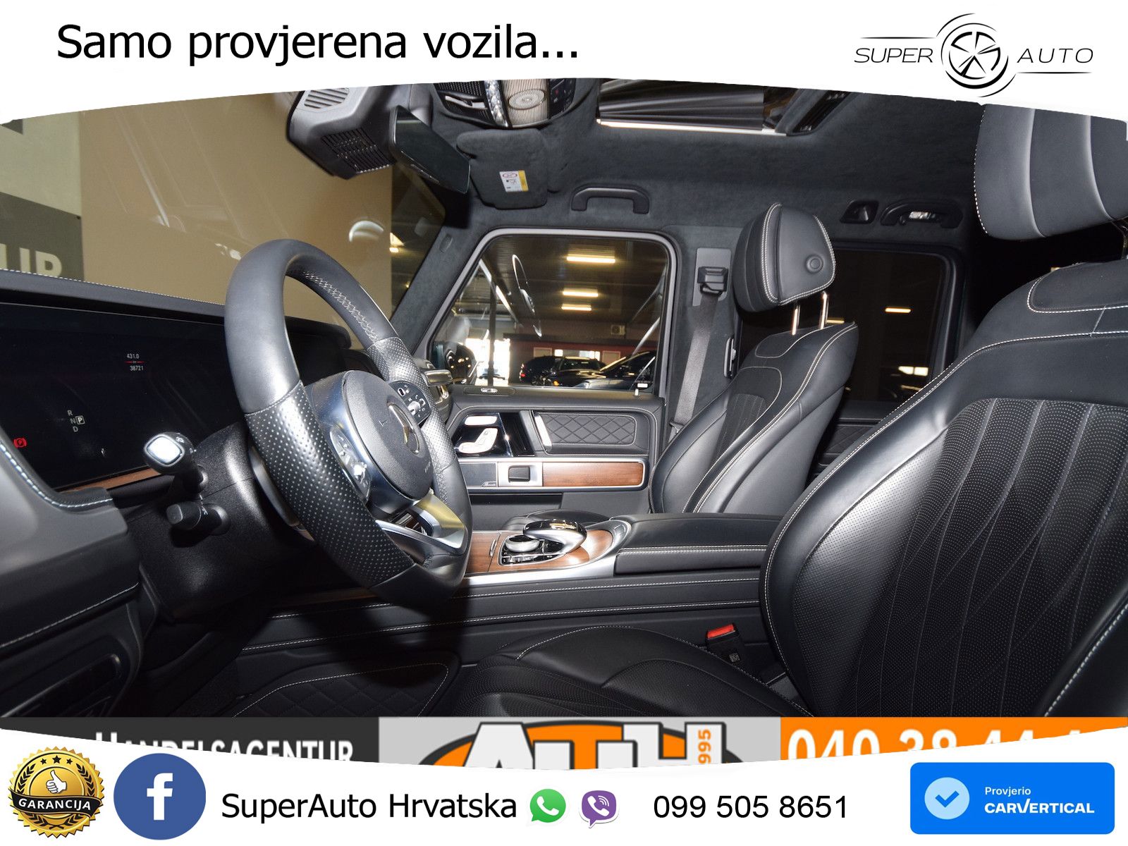 Mercedes G 500 Long V8 (422 KS) 4MATIC 9G-TRONIC AMG LED+GR SJED+ACC