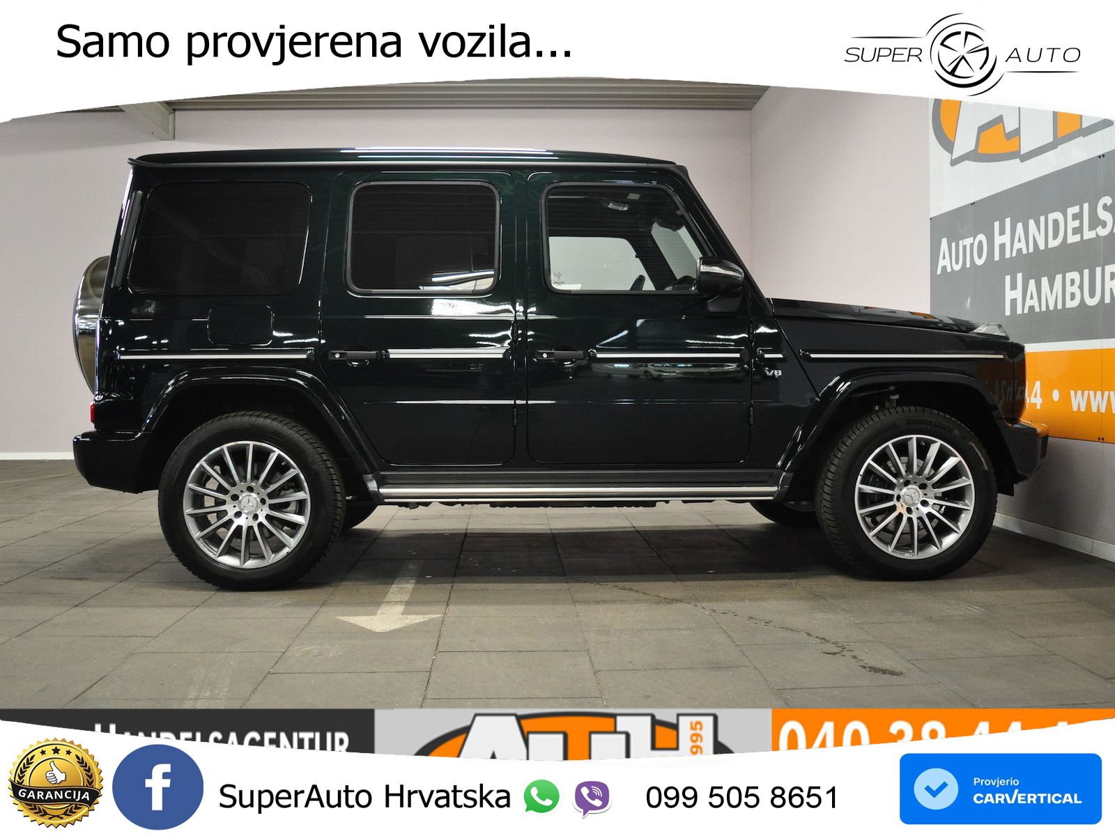 Mercedes G 500 Long V8 (422 KS) 4MATIC 9G-TRONIC AMG LED+GR SJED+ACC