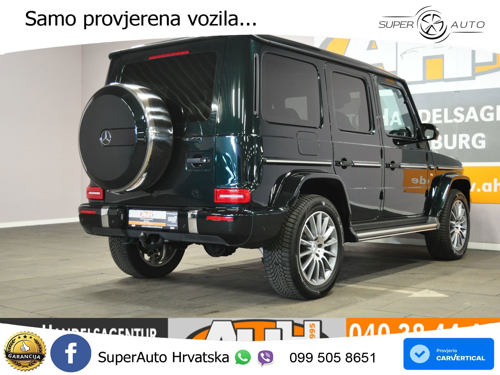 Mercedes G 500 Long V8 (422 KS) 4MATIC 9G-TRONIC AMG LED+GR SJED+ACC