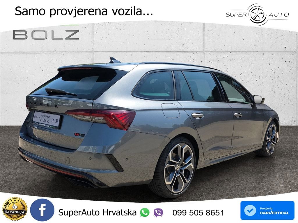 Škoda Octavia Combi RS 2.0 TDI (200 KS) DSG LED+GR SJED+ACC