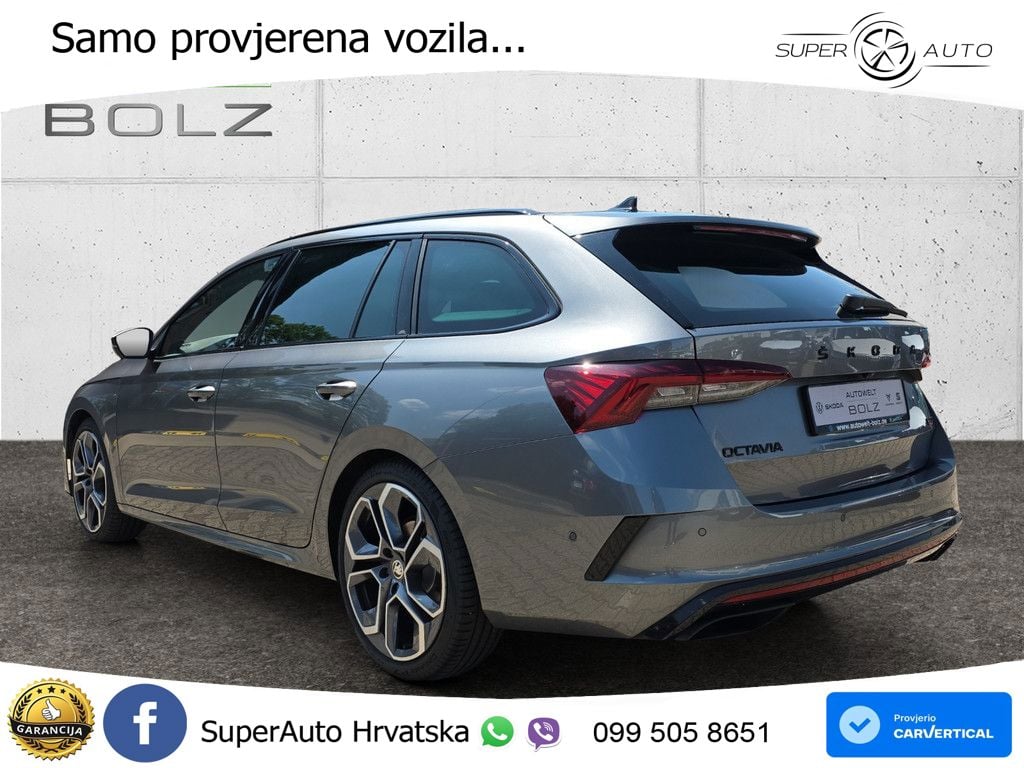 Škoda Octavia Combi RS 2.0 TDI (200 KS) DSG LED+GR SJED+ACC