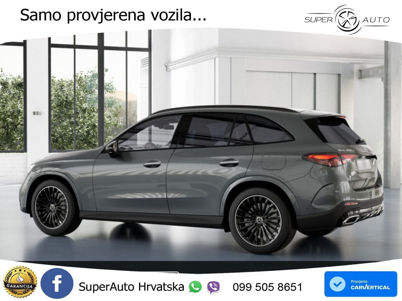 Mercedes GLC 400e (381 KS) 4MATIC 9G-TRONIC AMG ZRAČNI+ACC+GR SJED+KAM+PANO