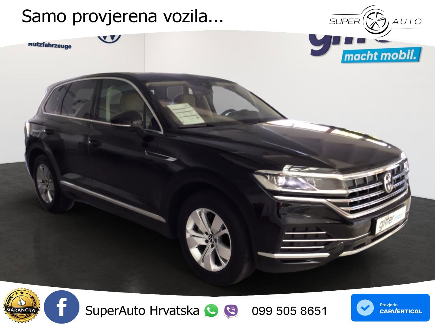 Volkswagen Touareg 3.0 V6 TDI (286 KS) 4MOTION Tiptronic ZRAČNI+ACC+GR SJED+KAM