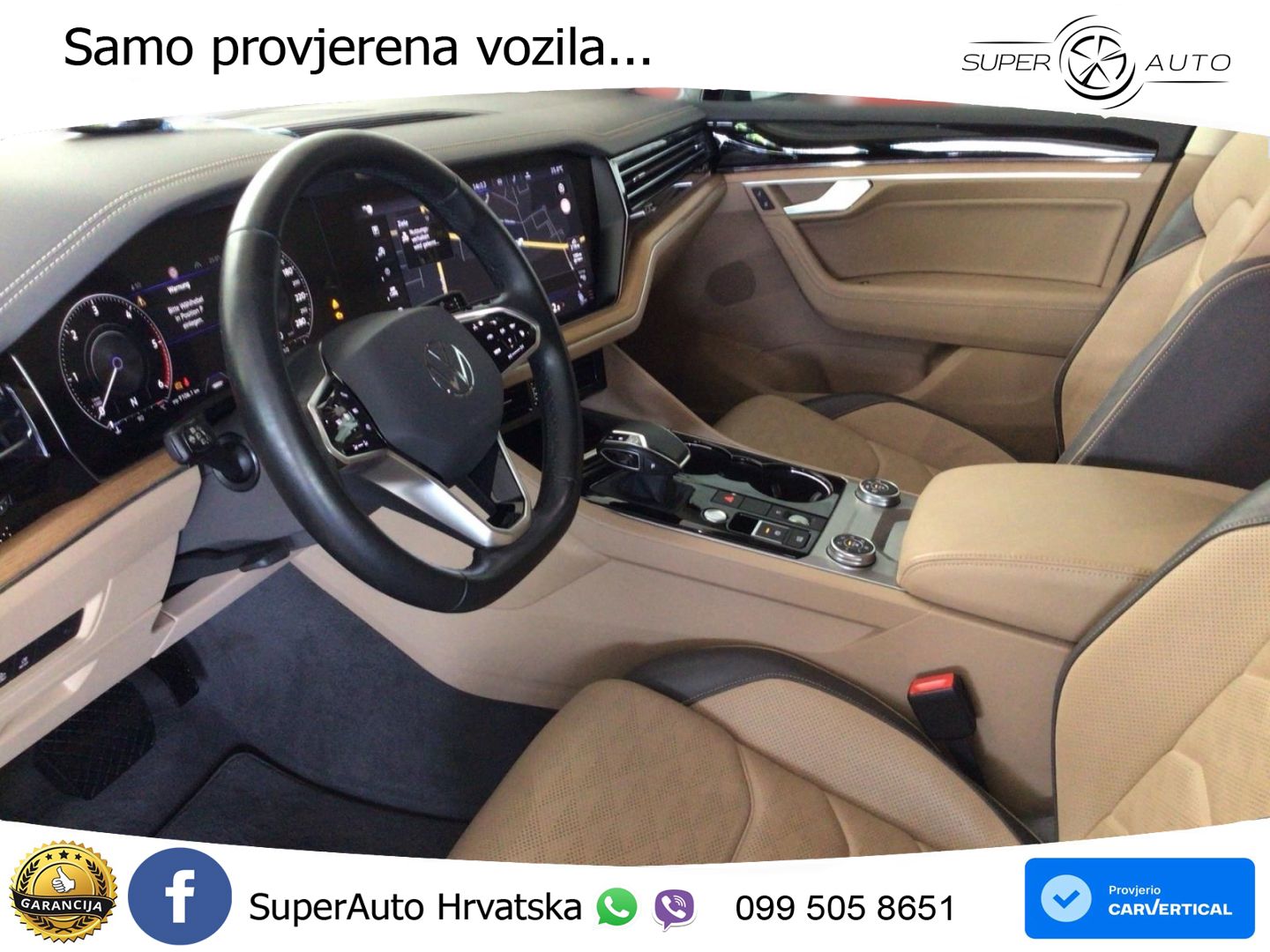 Volkswagen Touareg 3.0 V6 TDI (286 KS) 4MOTION Tiptronic ZRAČNI+ACC+GR SJED+KAM